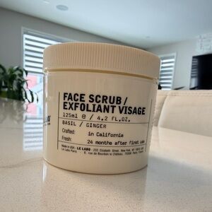 【Brand New】Le Labo Face Scrub Basil Ginger 125ml Skincare
